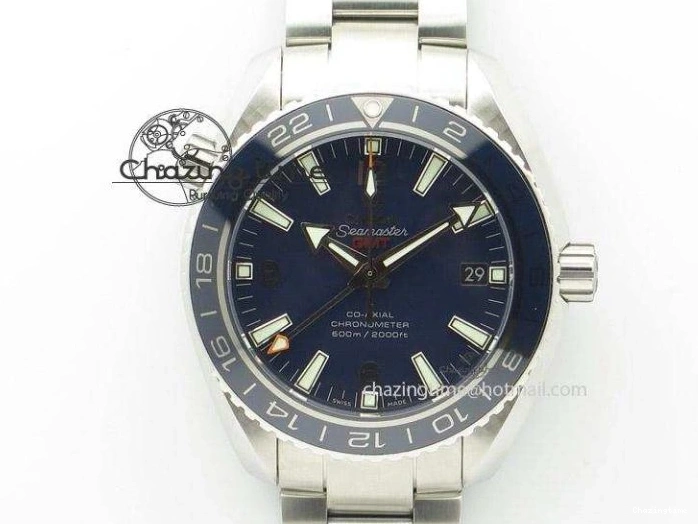 1226 Comfortable Planet Ocean 43.5mm SS VSF 1:1 Best Edition Black Orange Bezel Gray Dial on Nylon Strap A8900 Super Clone V 7730